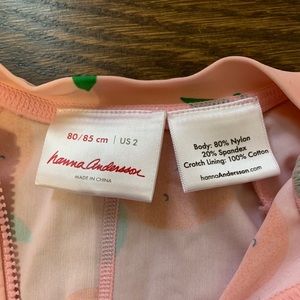 Hanna Andersson one piece toddler swimsuit
